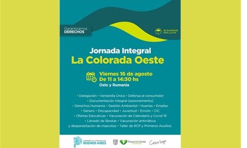 Florencio Varela - Jornada de asesoramiento integral en La Colorada Oeste